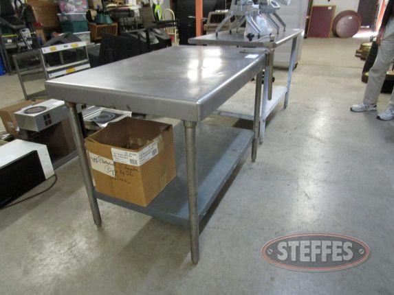 Stainless Steel Prep Table w/ Can Opener